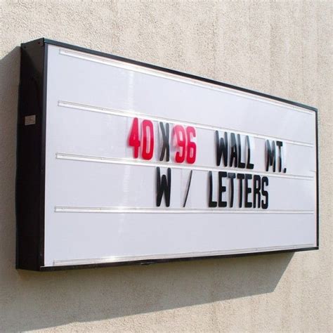 metalic lettering display box|Wall Indoor Letter Boards with Changeable Letters.